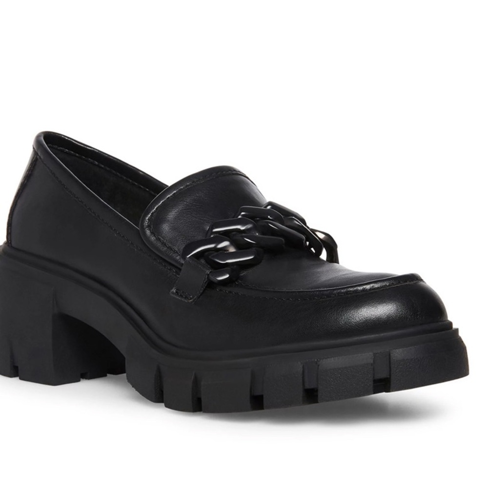 Black Chunky Loafers